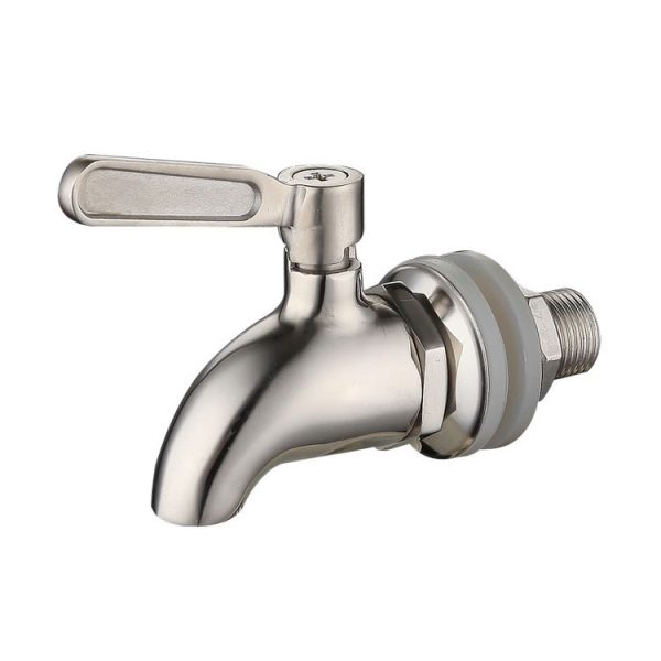 Drink Dispenser Beverage Wine Barrel Tap Spigot Stainless Steel Coffee Juice Faucet - Image 2