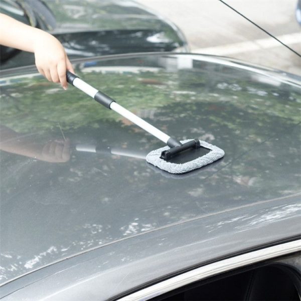 Automobile Windshield Cleaning Wipe Aluminum Alloy Telescopic Car Wash Window Brush - Image 7