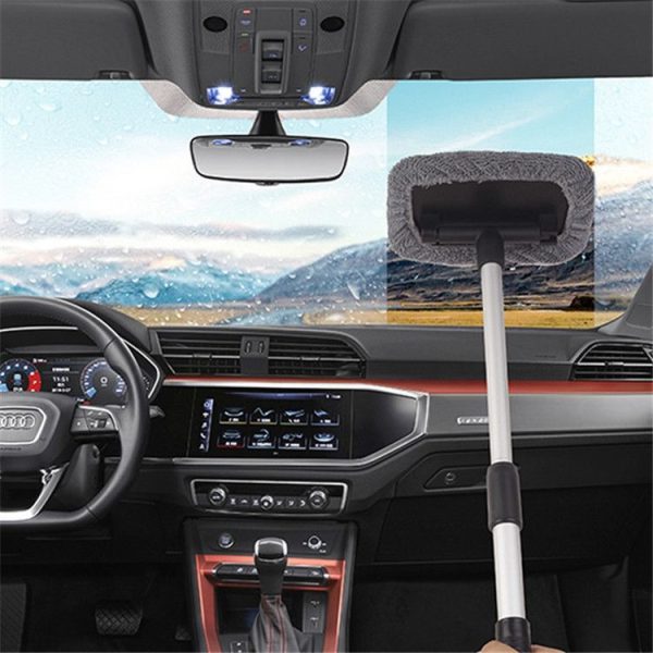 Automobile Windshield Cleaning Wipe Aluminum Alloy Telescopic Car Wash Window Brush - Image 8