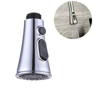 Kitchen Horn Button Switch Pausable Faucet Sprinkler Water Saving Nozzle Sprayer Filter