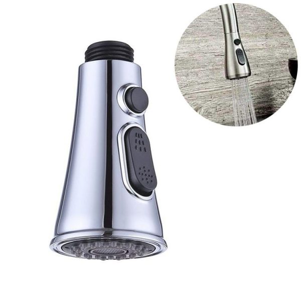 Kitchen Horn Button Switch Pausable Faucet Sprinkler Water Saving Nozzle Sprayer Filter