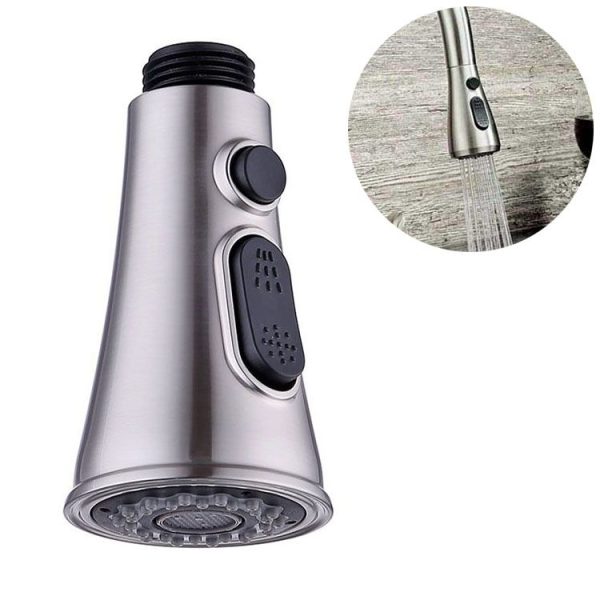 Kitchen Horn Button Switch Pausable Faucet Sprinkler Water Saving Nozzle Sprayer Filter