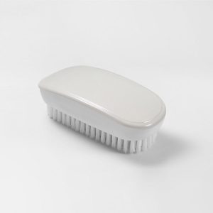 Household Soft Hair Decontamination Shoe Brush Colorful Cleaning Laundry Brush (White)