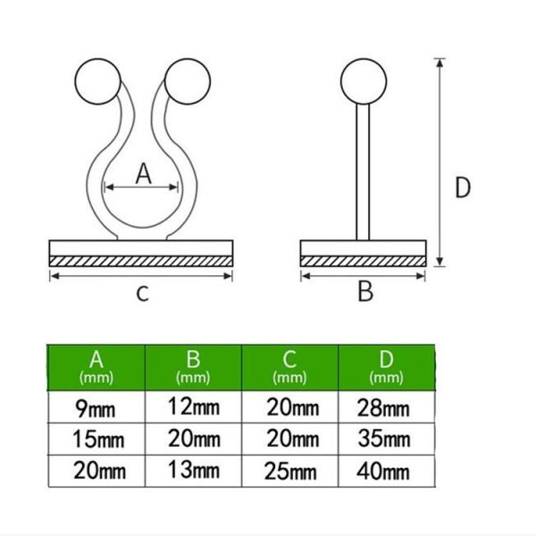 10 PCS Lulu Climbing Wall Fixer Vine Climbing Wall Sticking Hook, Size: Small (White) - Image 6