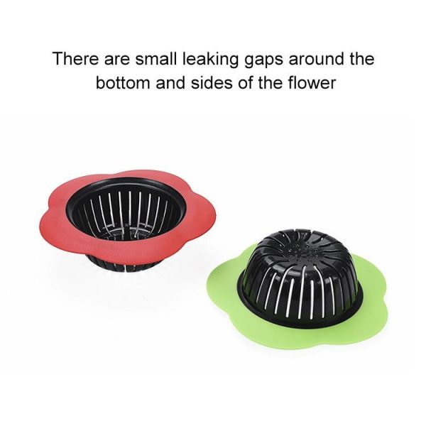 Portable Handheld Outfall Water Tank Strainer Sink Filter Floor Drain Bathroom Kitchen Gadget (Red) - Image 3