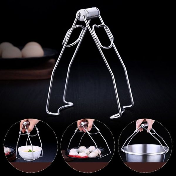 SSGP Anti-scalding Clip Bowl Lifter Stainless Steel Bowl Clip Kitchen Supplies - Image 7