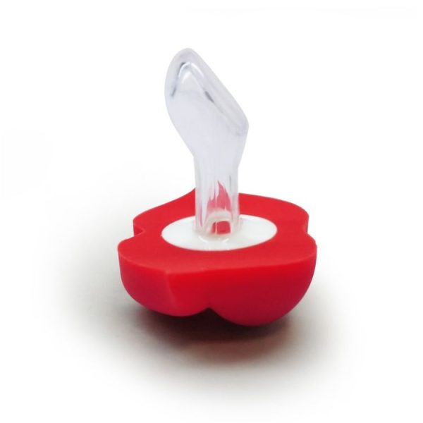 3 PCS Newborn Pacifier Red Lips Dummy Pacifiers Funny Silicone Baby Nipples Teether Soothers Pacifier (Yellow) - Image 3