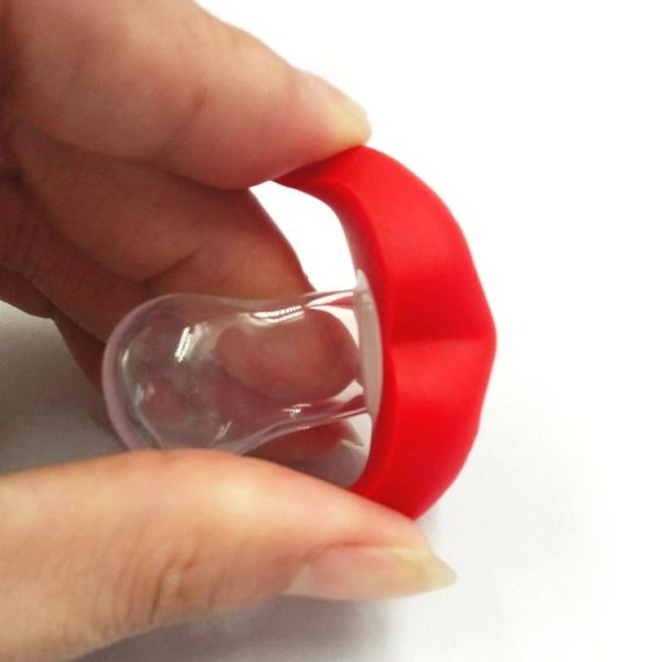 3 PCS Newborn Pacifier Red Lips Dummy Pacifiers Funny Silicone Baby Nipples Teether Soothers Pacifier (Yellow) - Image 4
