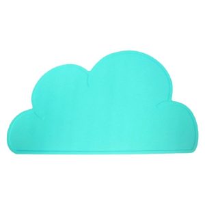 Children Cloud Silicone Placemat Waterproof Environmental Protection Student Table Mat, Color: Light Green