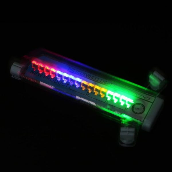 Bike Cycling Bicycle Tire Valve 32 Led Flash Spoke Wheel Light (32LEDs) - Image 3