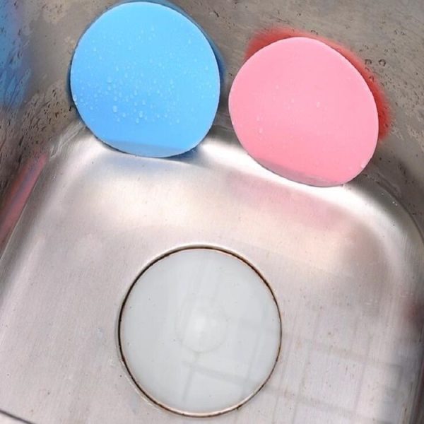 Wash Basin Silicone Floor Drain Cover Kitchen Pool Water Plug Bathroom Tray Sink Leak-proof Cover (Pink) - Image 5