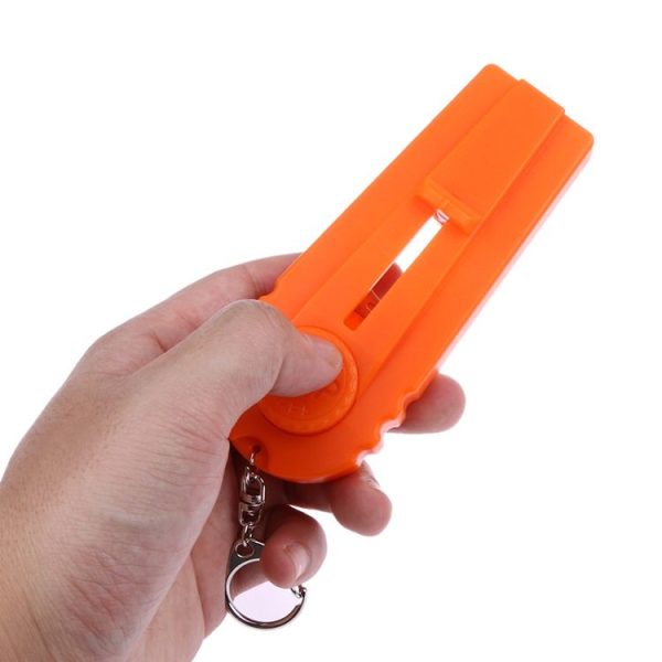 Launcher Beer Bottle Opener Shooting Flying keychain Ring (White) - Image 5
