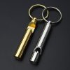 2 PCS Metal Whistle Bottle Opener Keychain Creative Multifunctional Key Ring Pendant, Color: Gold - Image 3