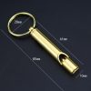 2 PCS Metal Whistle Bottle Opener Keychain Creative Multifunctional Key Ring Pendant, Color: Gold - Image 4