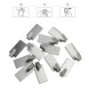 16 PCS Fine and Wide Hook Wall Free Punch Hook Stainless Steel Kitchen Bathroom Glue Hook Coat Hook - Image 4