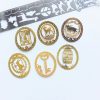 4 PCS Creative Mini Metal Hollow Bookmark Office Stationery Gift, Style Random Delivery - Image 2
