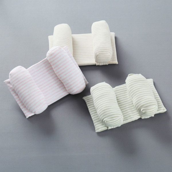 Baby Pillow Adjustable Color Cotton Styling Pillow (Light Green) - Image 4