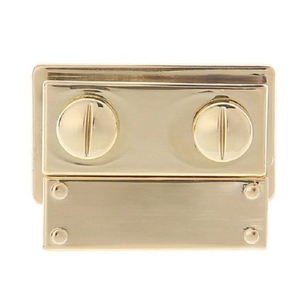Luggage Hardware Accessories Female Bag Lock Buckle (Light Gold) - Image 3