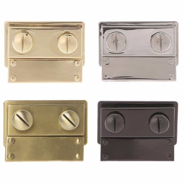 Luggage Hardware Accessories Female Bag Lock Buckle (Light Gold) - Image 9