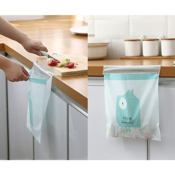 15 PCS Creative Cute Car Garbage Bag Paste-type Cleaning Bag for Car Interior (Pink) - Image 8