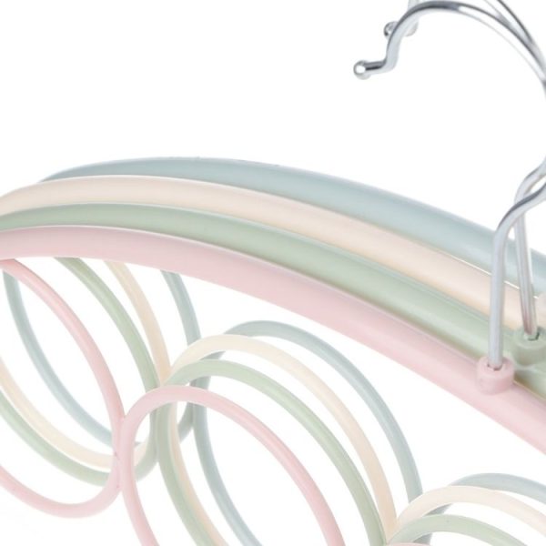 Five-Ring Rope Holder Ties Hanger Belt Rack Scarves Hanger Organizer (Blue) - Image 4