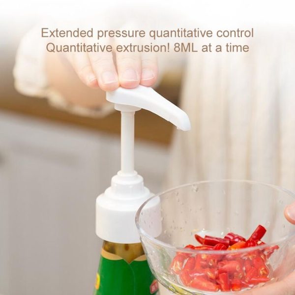2pcs Household Fuel Consumption Quantitative Bottle Press Type Nozzle Pump Head (Black) - Image 9