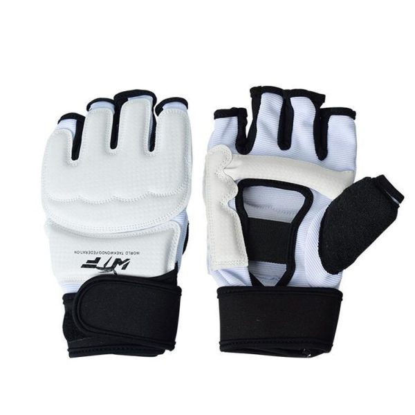 Half Fingers Adults Sandbag Training Boxing Gloves PU Leather Fitness Sparring Taekwondo Gloves, SIZE: L - Image 2