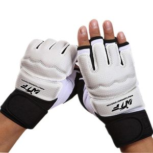 Half Fingers Adults Sandbag Training Boxing Gloves PU Leather Fitness Sparring Taekwondo Gloves, SIZE: XL