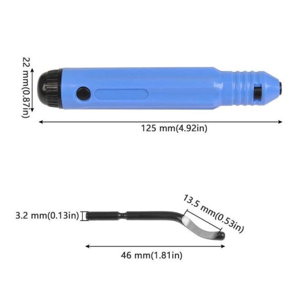 NB1100 Hand Deburr Trimming Knife Scraper, Style: Handle + 1 Cutter Head - Image 4