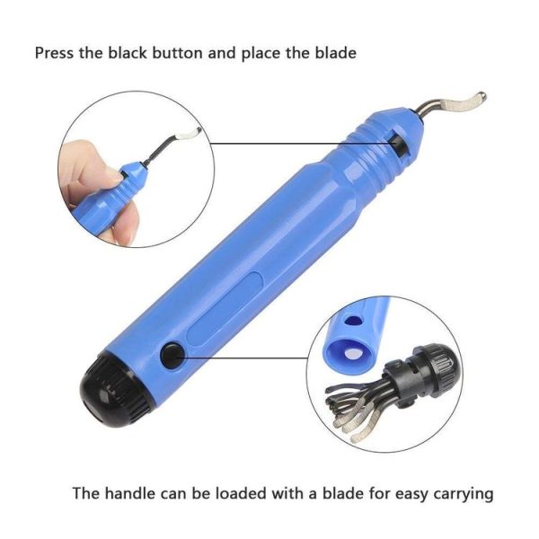 NB1100 Hand Deburr Trimming Knife Scraper, Style: Handle + 1 Cutter Head - Image 5