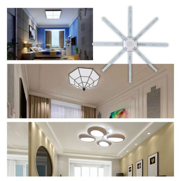 20W SMD 5730 Octopus LED Ceiling Lamp Light Board Energy Saving Expectancy LED Light, AC 220V (Cold White) - Image 6