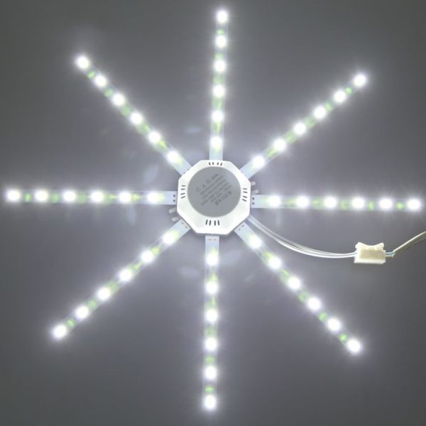 24W SMD 5730 Octopus LED Ceiling Lamp Light Board Energy Saving Expectancy LED Light, AC 220V (Cold White)