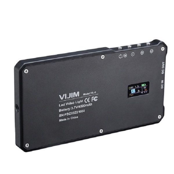 VIJIM VL-3 Portable Full Color RGB Photography Fill Light Special Shooting Light (Black)