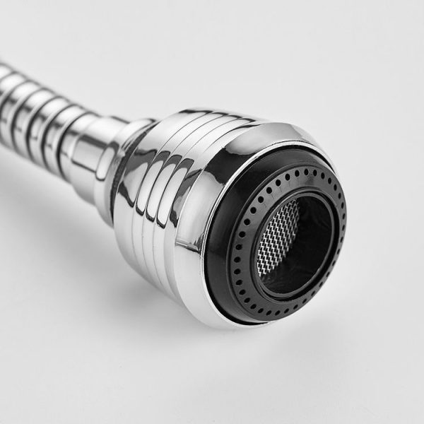 360 Degree Rotate Kitchen Accessories Long Water Bubbler Filter Water Saving Aerator Nozzle Tap - Image 4