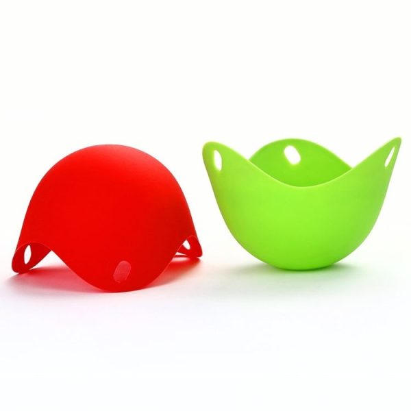 Silicone Egg Cooker Egg Bracket Kitchen Tools Pancake Cookware Bakeware Steam Eggs Plate Tray Blue - Image 3