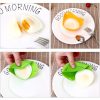 Silicone Egg Cooker Egg Bracket Kitchen Tools Pancake Cookware Bakeware Steam Eggs Plate Tray Yellow - Image 9