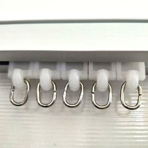 5 PCS Curtain Rail Hanging Wheel Mute Hook I-track Pulley Opening and Closing Curtain Ball Hook Roller