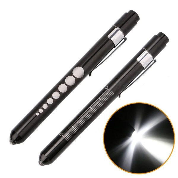 5 PCS Mini Pocket Penlight Torch Light LED Flashlight Mouth Ear Care Inspection Lamp (Silver) - Image 9
