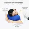 30cmx16cm Head PillowCase Micro Mini Microbead Back Cushion Pillow (Black) - Image 7