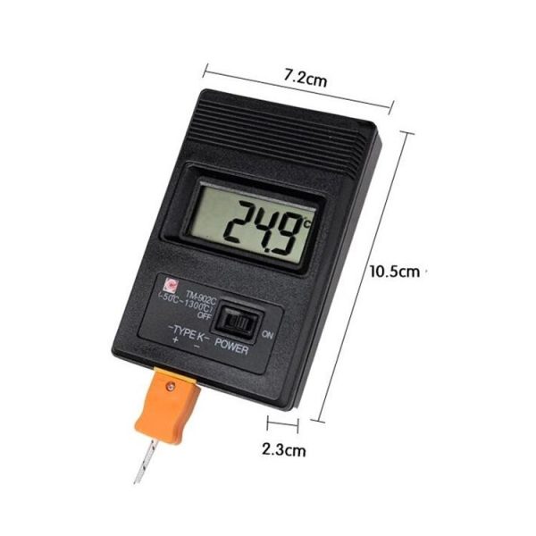 TM902C High Temperature Measuring Probe Type Electronic Thermometer - Image 4
