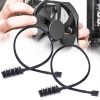 2 PCS Computer Fan PWM Hub Computer Chassis Fan Hub (A Drag Four)