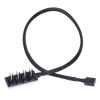2 PCS Computer Fan PWM Hub Computer Chassis Fan Hub (A Drag Four) - Image 2