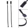 2 PCS Computer Fan PWM Hub Computer Chassis Fan Hub (A Drag Four) - Image 4
