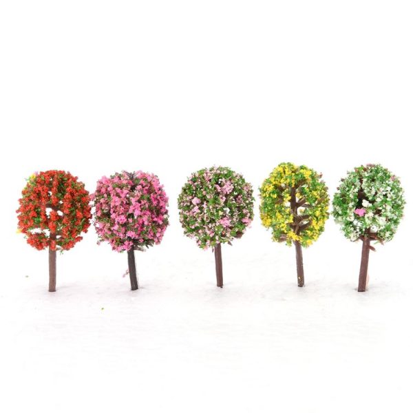 3 PCS Artificial Tree Miniature Garden Home Decoration, Random Color Delivery - Image 3