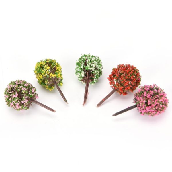 3 PCS Artificial Tree Miniature Garden Home Decoration, Random Color Delivery - Image 4