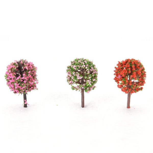 3 PCS Artificial Tree Miniature Garden Home Decoration, Random Color Delivery - Image 5
