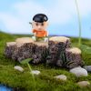 3 PCS Handmade Sand Table Model Micro Landscape Decorative Wood Pile Wooden Pier Stump Ornaments, Random Color Delivery, Style: Five Stumps Bridge - Image 3