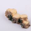 3 PCS Handmade Sand Table Model Micro Landscape Decorative Wood Pile Wooden Pier Stump Ornaments, Random Color Delivery, Style: Five Stumps Bridge - Image 4