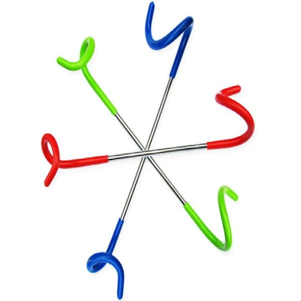 27CM Outdoor Portable Light / Bag / Cloth Hanging Hook Tent Beach Camping Tents Pole Accessories Alloy Hooks, Color Random Delivery - Image 3