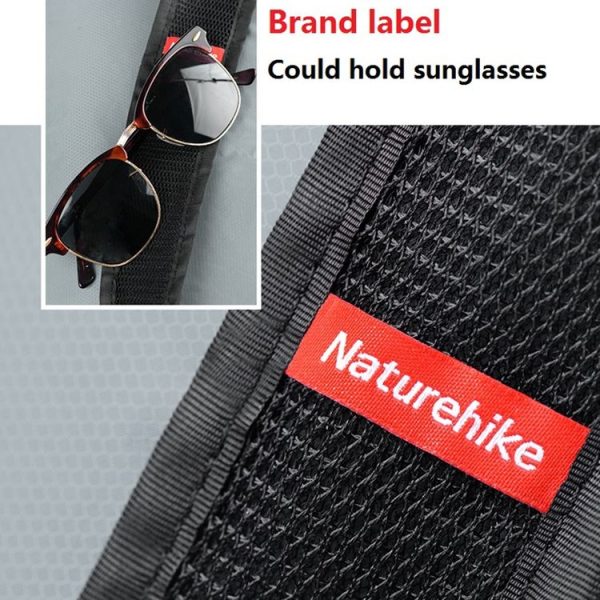 Naturehike Ultra-light Portable Outdoor Waterproof Bag Travel Double Shoulder Foldable Backpack, Capacity: 22L (Black) - Image 4